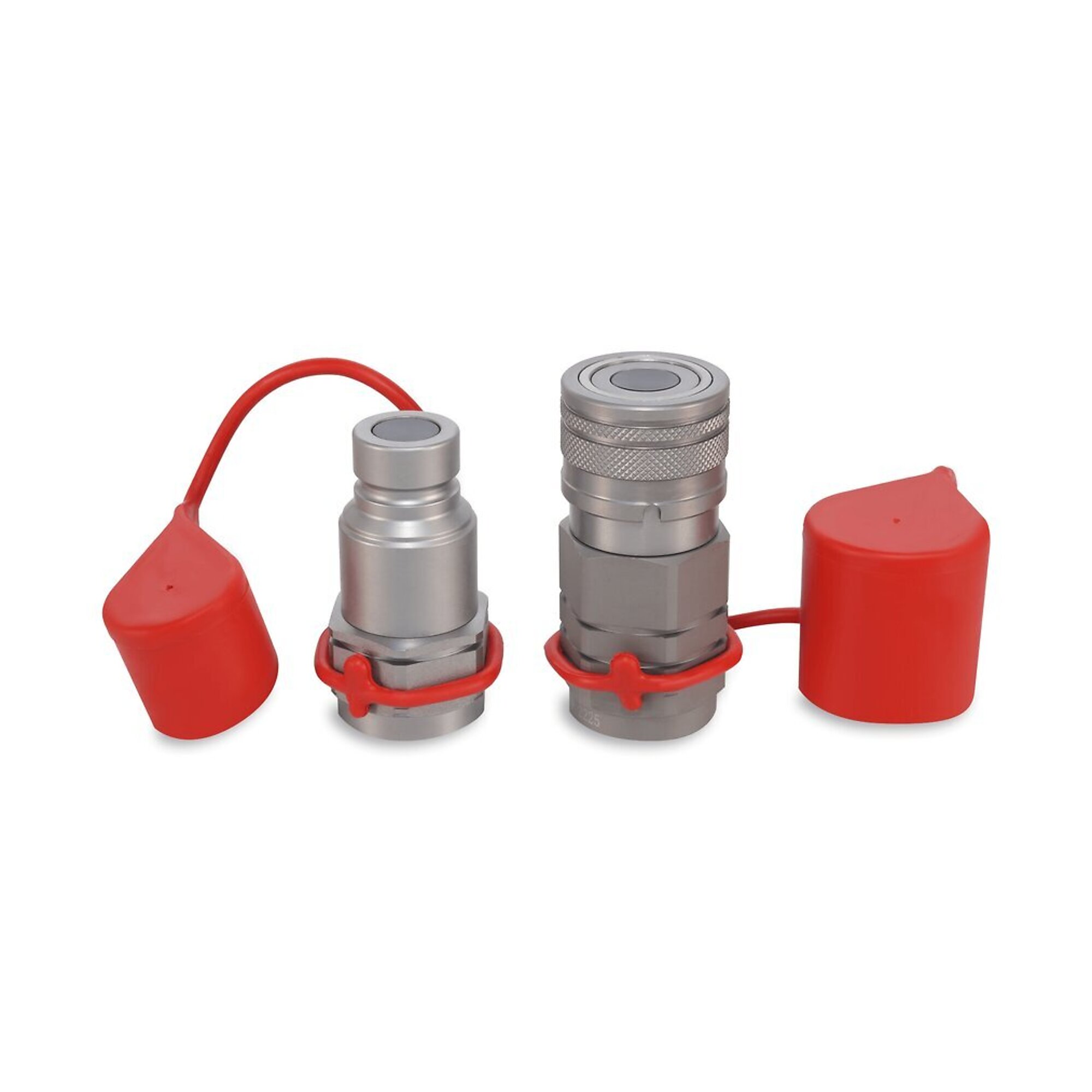 Magister 1/2? Flat Face Hydraulic Quick Couplers Set - 1/2? NPT Port